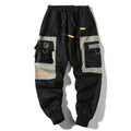 Men's Color Block Framed Pockets Techwear Cargo Pants - ATLAS 1