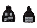 Men's Color Block Pockets Hooded Techwear Winter Jacket - ATLAS 1