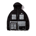 Men's Color Block Pockets Hooded Techwear Winter Jacket - ATLAS 1