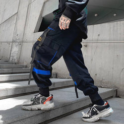 Men's Color Detail Techwear Style Jogger Pants - ATLAS 1