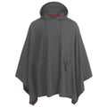 Men's Contrast Lines Techwear Hooded Poncho - ATLAS 1