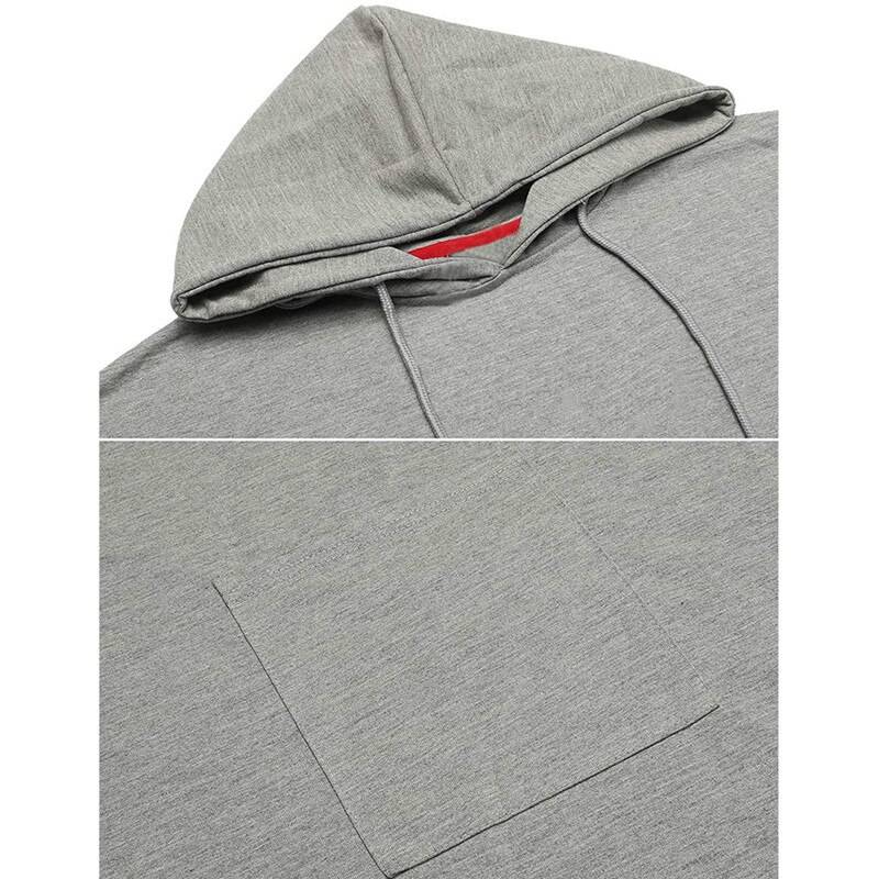Men's Contrast Lines Techwear Hooded Poncho - ATLAS 1