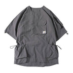 Men's Cotton Hip Hop Techwear Oversized T-shirt - ATLAS 1