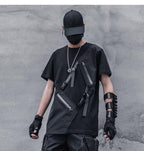 Men's Cotton Oversized Pockets Techwear T-Shirt - ATLAS 1