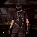 Men's Cotton Oversized Pockets Techwear T-Shirt - ATLAS 1