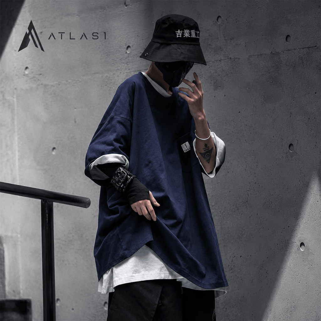 Men's Cotton Oversized Printed Streetwear T-shirts - ATLAS 1