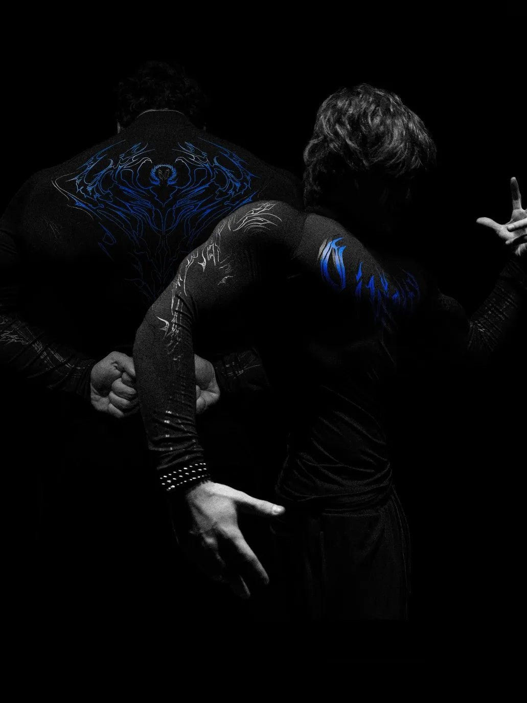Men’s Cyberpunk Gothic High - Neck Long Sleeve - ATLAS 1 - Techwear Store