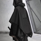 Men's Dark Ninja Waterproof Techwear Cape - ATLAS 1