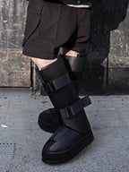 Men's & Women's Gothic Platform Chelsea Leather Boots - ATLAS 1
