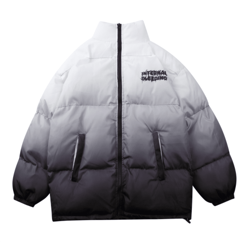 Men's Gradient Color Oversized Techwear Winter Jacket - ATLAS 1