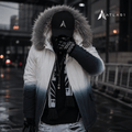 Men's Gradient Color Winter Techwear Parka - ATLAS 1