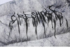 Men's Graffiti Print Oversized Techwear Puffer Jacket - ATLAS 1
