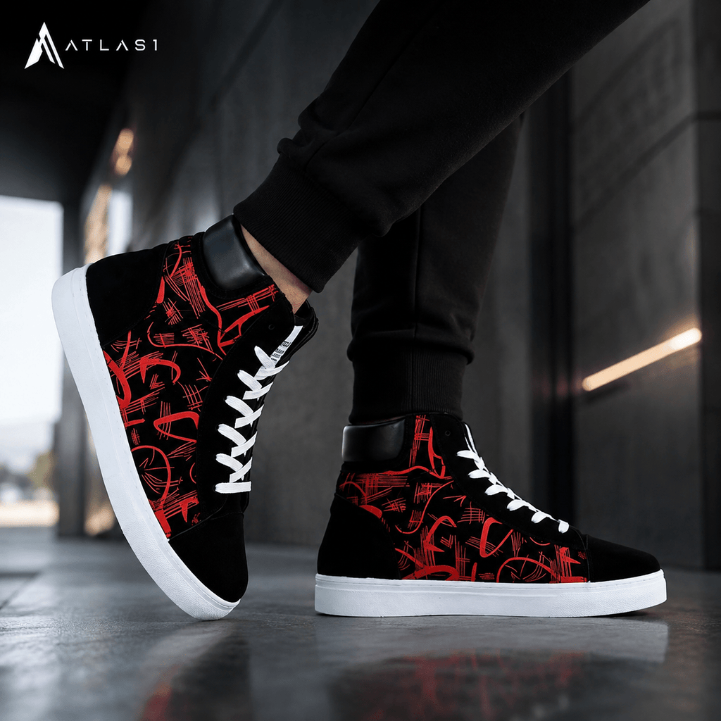 Men's High Top Street Style Casual Fashion Sneakers - ATLAS 1