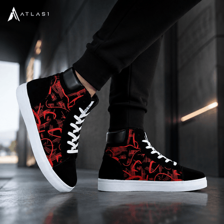 Zapatillas de moda casual de caña alta estilo urbano para hombre
