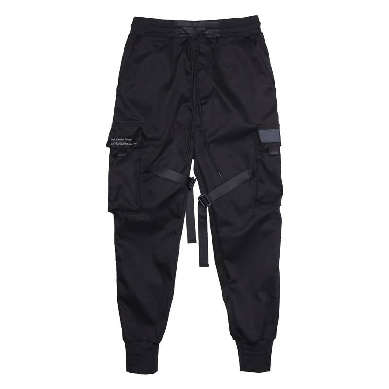 Men's Hip Hop Techwear Multi - pocket Cargo Pants - ATLAS 1