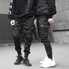 Men's Hip Hop Techwear Multi - pocket Cargo Pants - ATLAS 1