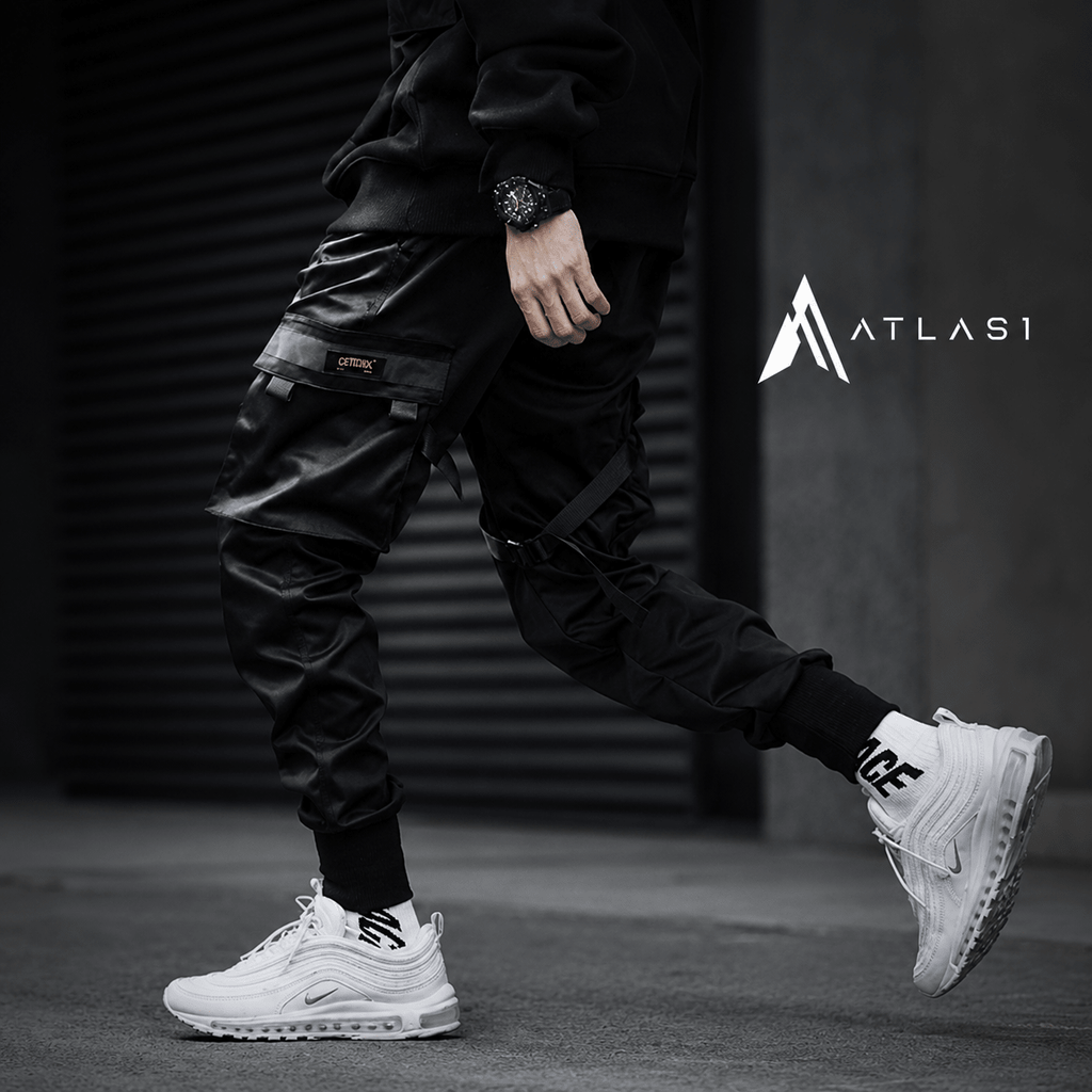 Men's Hip Hop Techwear Multi-pocket Cargo Pants - ATLAS 1
