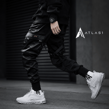 Men's Hip Hop Techwear Multi-pocket Cargo Pants - ATLAS 1