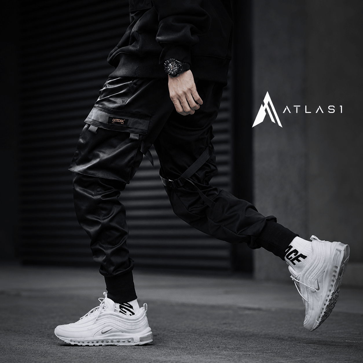 Men's Hip Hop Techwear Multi-pocket Cargo Pants - ATLAS 1