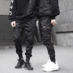 Men's Hip Hop Techwear Multi - pocket Cargo Pants - ATLAS 1
