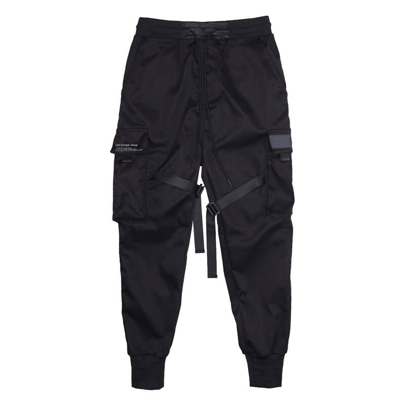 Men's Hip Hop Techwear Multi - pocket Cargo Pants - ATLAS 1