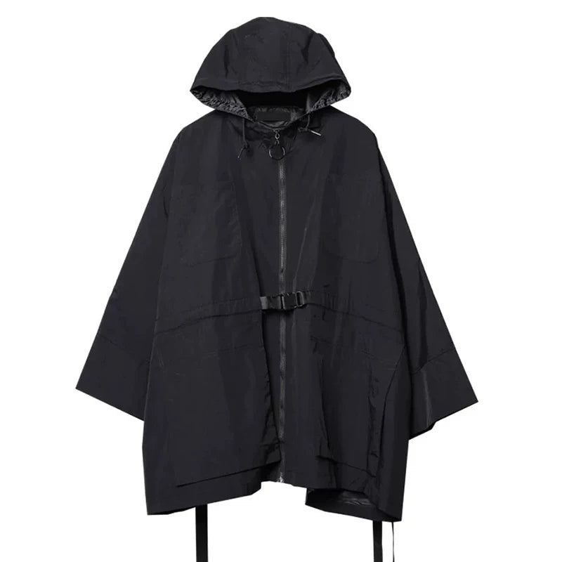Men's Hooded Windbreaker Trench Jacket - ATLAS 1