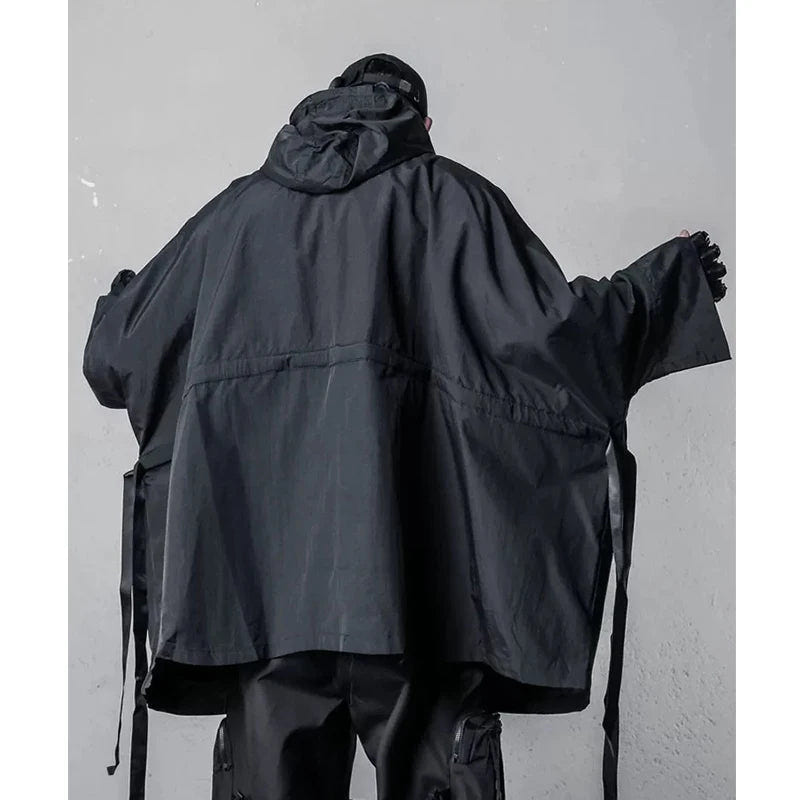Men's Hooded Windbreaker Trench Jacket - ATLAS 1