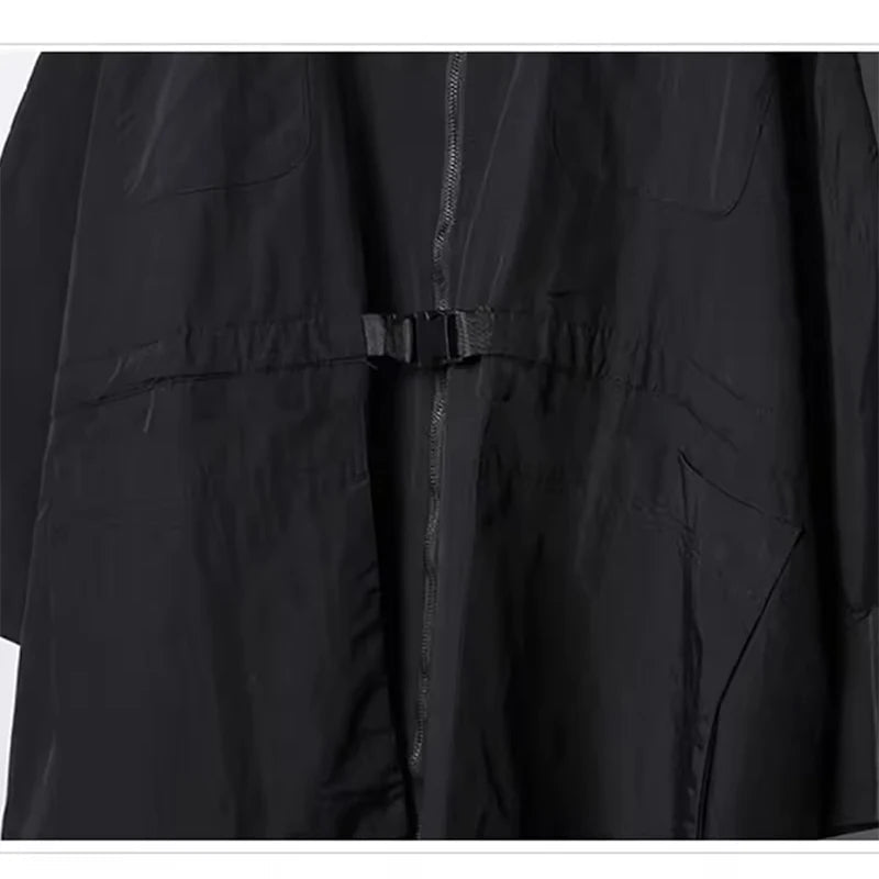 Men's Hooded Windbreaker Trench Jacket - ATLAS 1