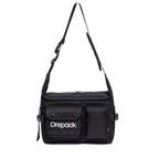 Men's Multi - Pocket Black Techwear Crossbody Bag - ATLAS 1