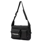 Men's Multi - Pocket Black Techwear Crossbody Bag - ATLAS 1