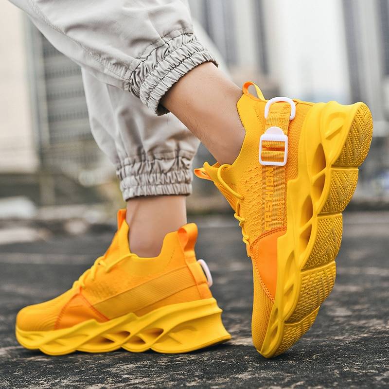 Men's Neon Color Techwear Sneakers - ATLAS 1