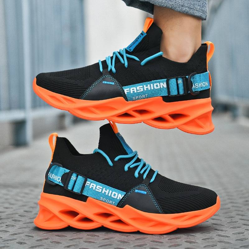 Men's Neon Color Techwear Sneakers - ATLAS 1