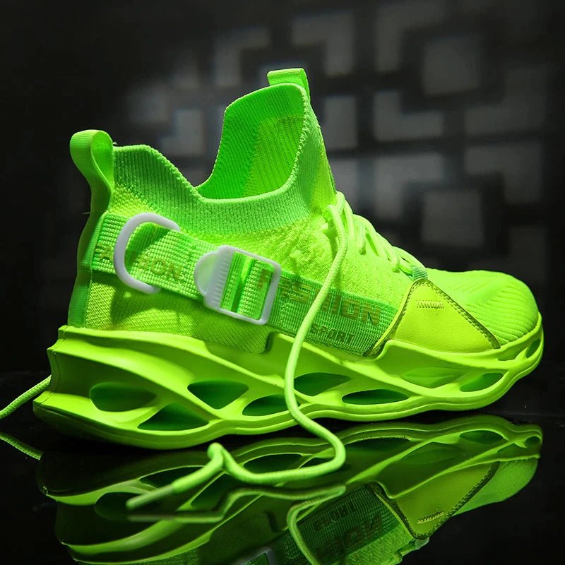 Men's Neon Color Techwear Sneakers - ATLAS 1