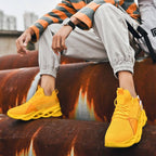 Men's Neon Color Techwear Sneakers - ATLAS 1