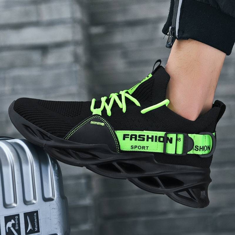 Men's Neon Color Techwear Sneakers - ATLAS 1