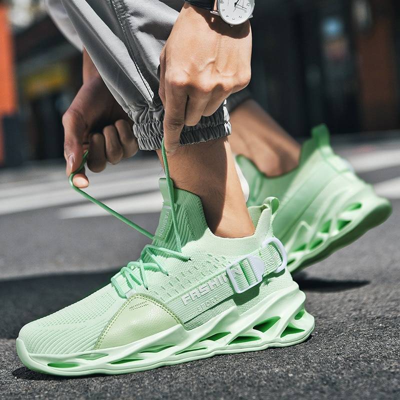 Men's Neon Color Techwear Sneakers - ATLAS 1