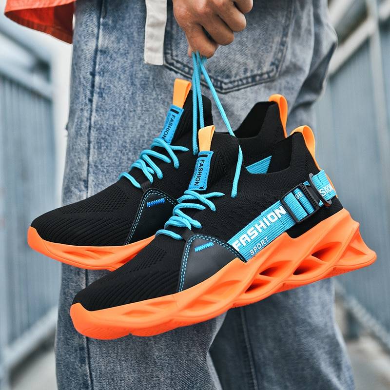 Men's Neon Color Techwear Sneakers - ATLAS 1