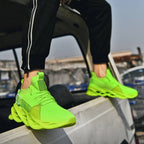 Men's Neon Color Techwear Sneakers - ATLAS 1