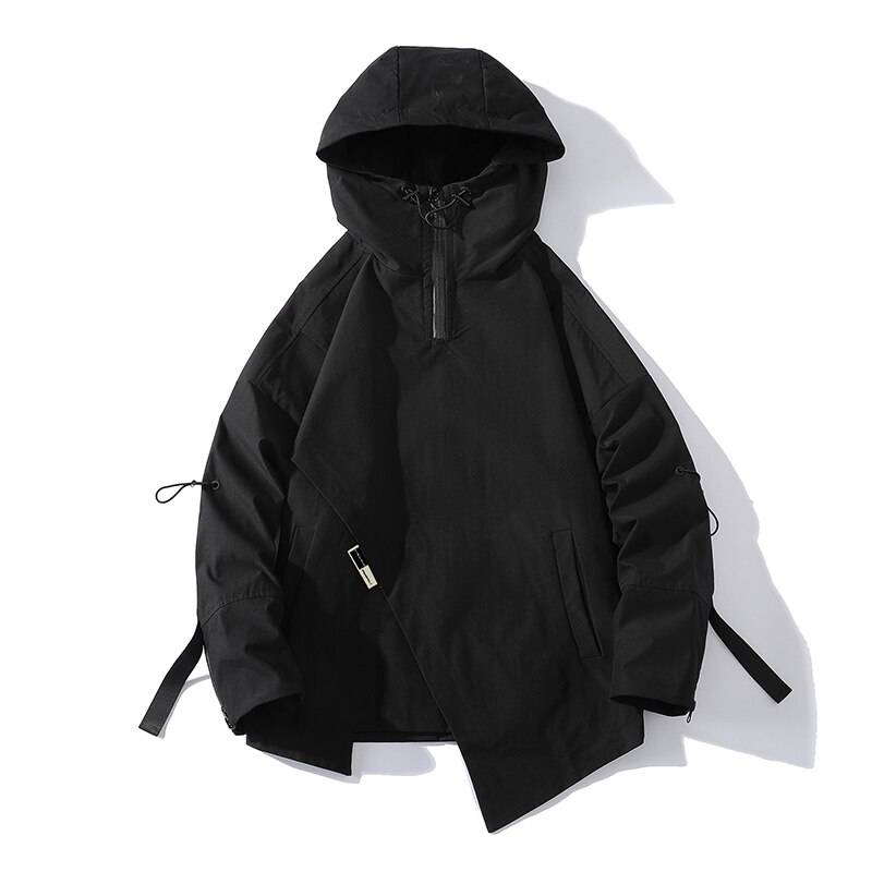 Men's Origami Hooded Techwear Windbreaker - ATLAS 1
