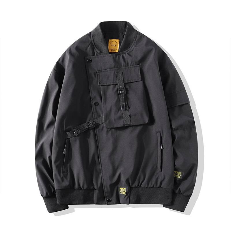 Men's Oversized Pocket Techwear Bomber Jacket - ATLAS 1