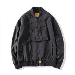 Men's Oversized Pocket Techwear Bomber Jacket - ATLAS 1