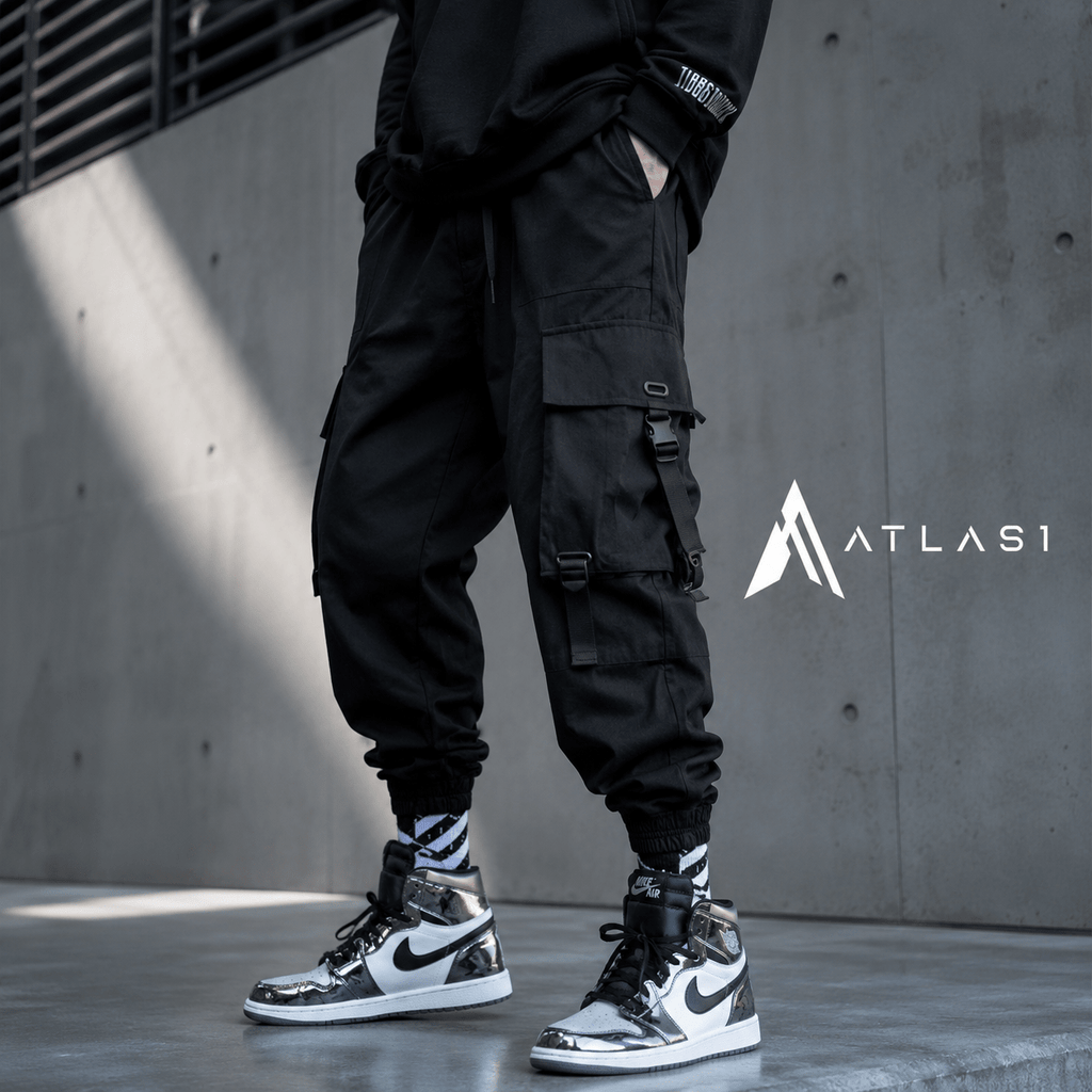 Men's Oversized Techwear Style Cargo Pants - ATLAS 1