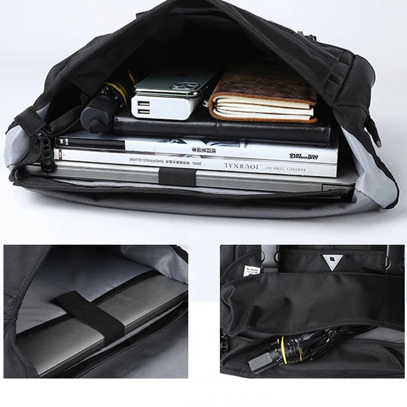Men's Oxford Tactical Shoulder Bag Techwear - ATLAS 1