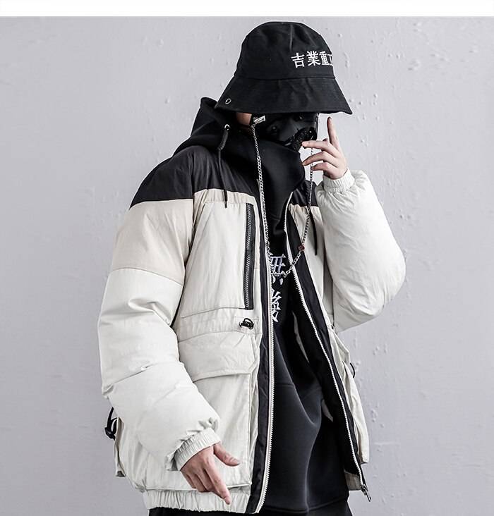 Men's Pastel Techwear Winter Jacket - ATLAS 1