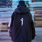 Men's Patchwork Oversized Padded Techwear Windbreaker - ATLAS 1