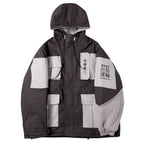 Men's Patchwork Oversized Padded Techwear Windbreaker - ATLAS 1
