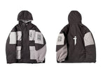 Men's Patchwork Oversized Padded Techwear Windbreaker - ATLAS 1