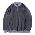 Men's Plush Oversized Techwear Zipper Sweatshirt - ATLAS 1