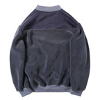 Men's Plush Oversized Techwear Zipper Sweatshirt - ATLAS 1