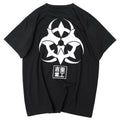 Men's Radiation Sign Oversized Techwear T-Shirt - ATLAS 1